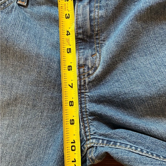 Y2K Levi Strauss Signature Jeans 10M Mid Rise Straight Leg Blue Stretch Denim - Picture 4 of 11